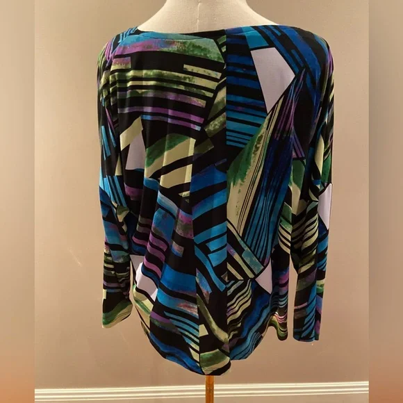 Multicolour TanJay blouse M - Picture 2 of 3
